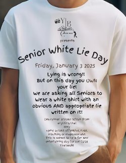 YBC Event: Senior White Lie Day